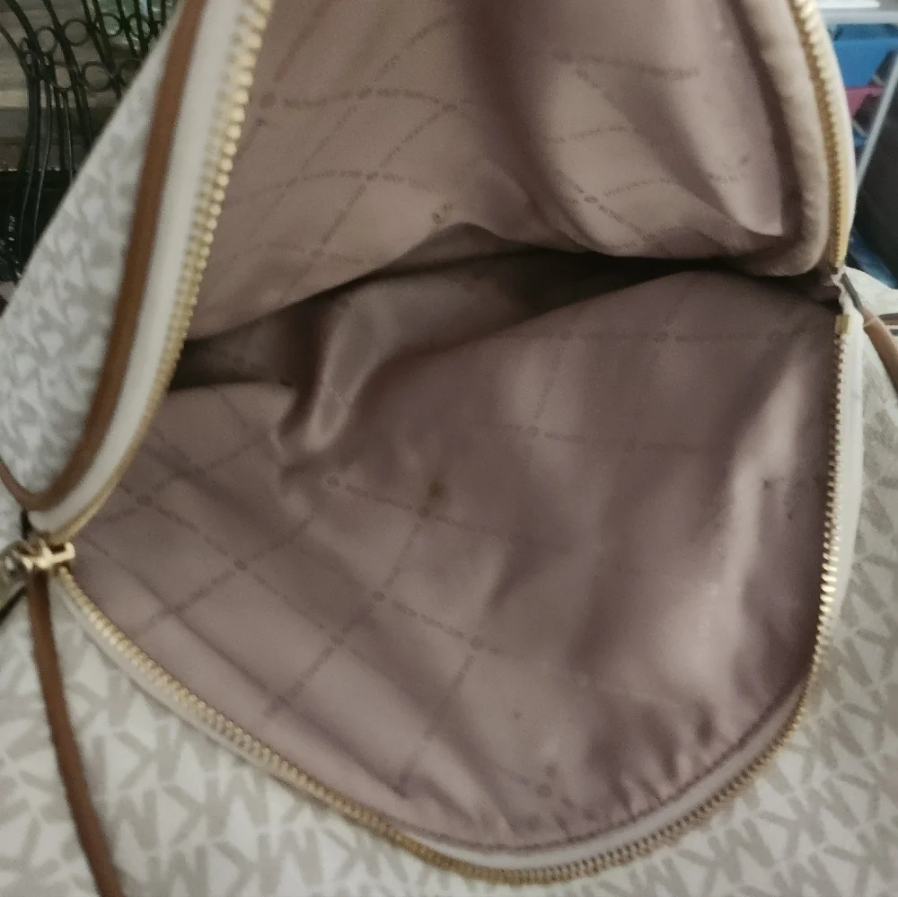 Michael Kors Abbey large logo backpack